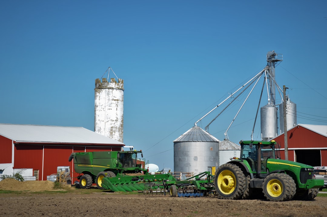 portfolio-05 John Deere farm machinery and barns and silos
